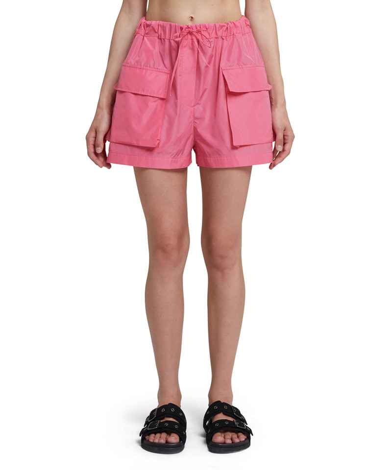 MSGM Taffeta cargo shorts outlook