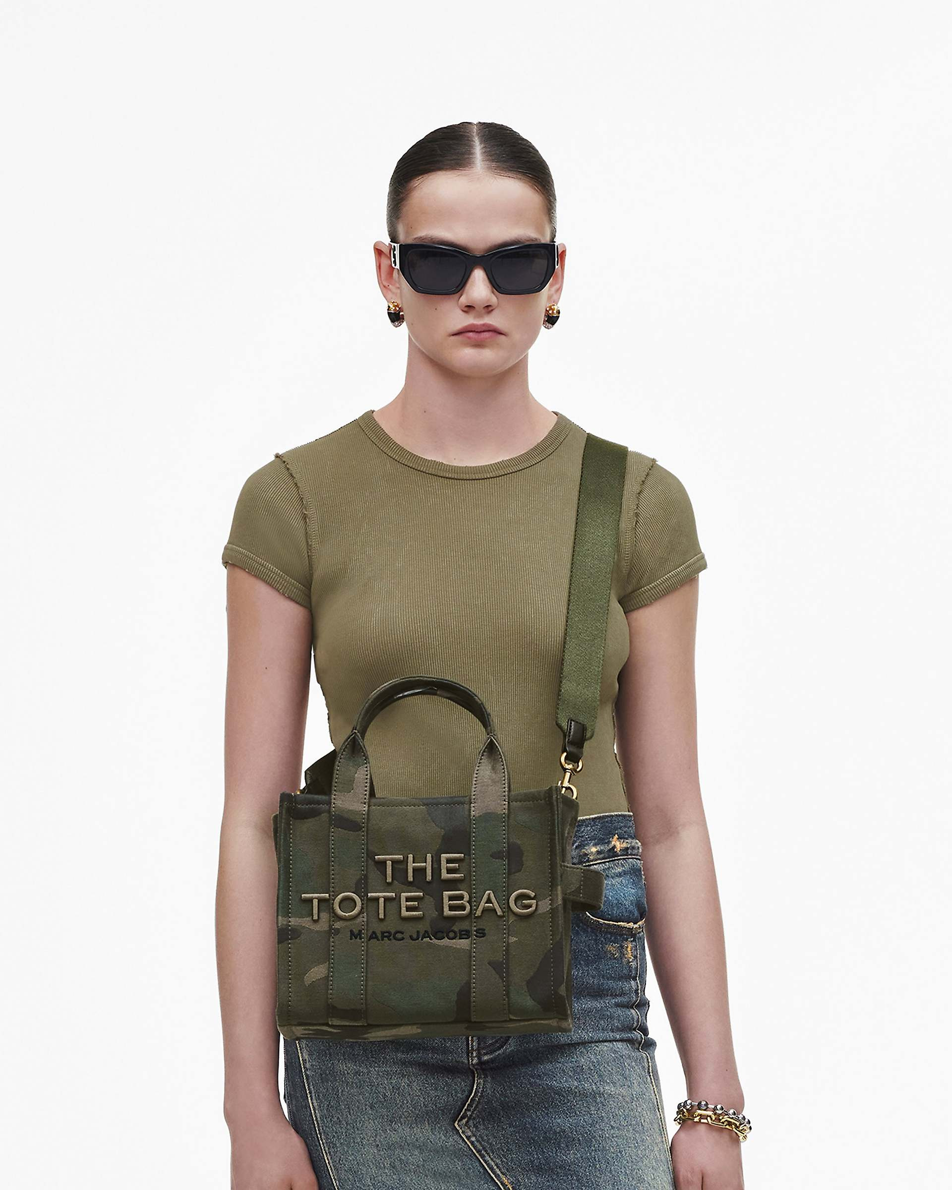 THE CAMO JACQUARD SMALL TOTE BAG - 2