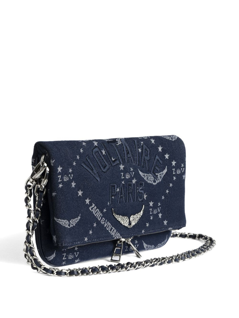 Rock Denim Monogram chain crossbody bag 4