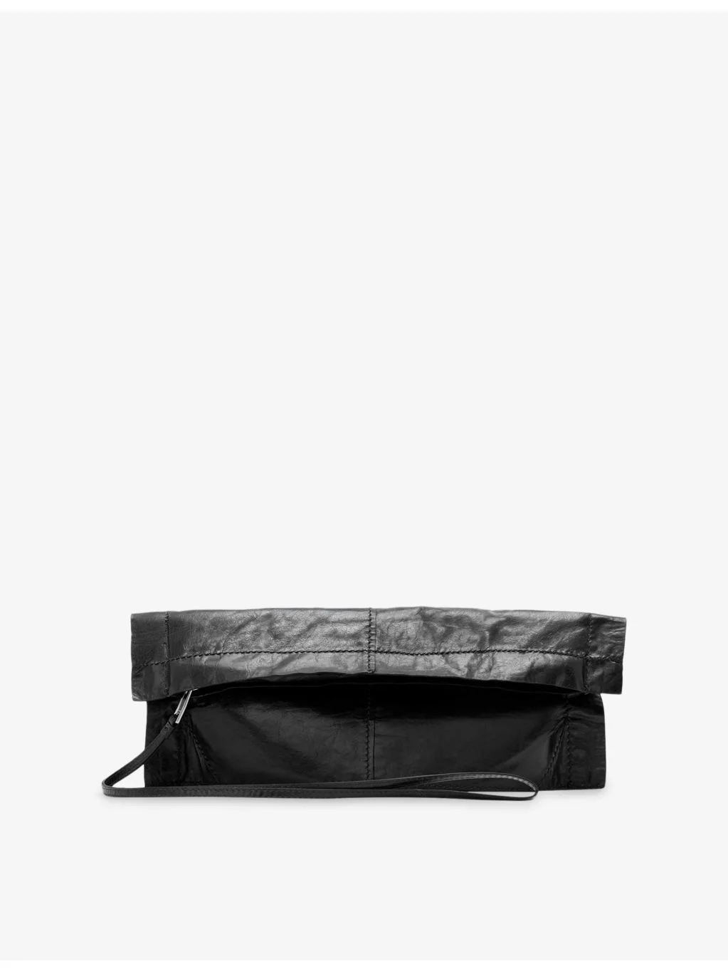Lutece Fold Patent-Leather Clutch - 1