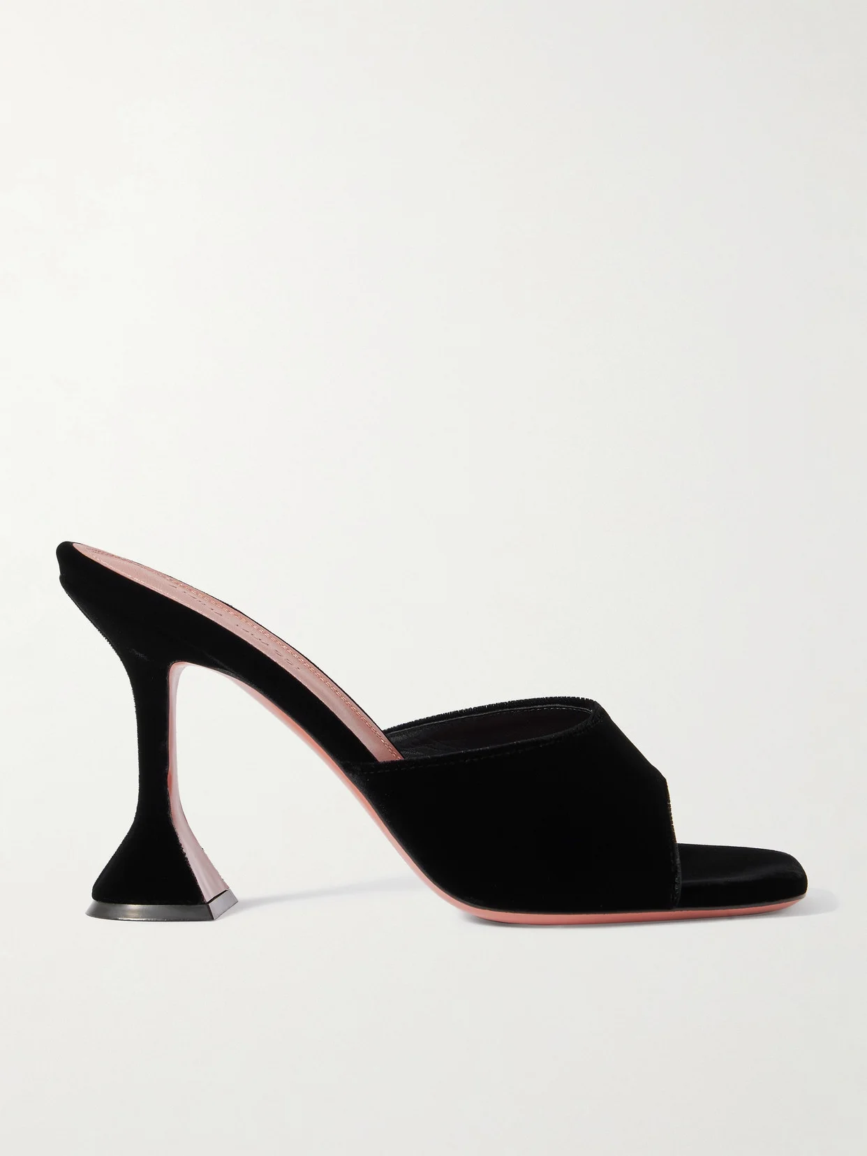 Lupita Velvet Mules - 1