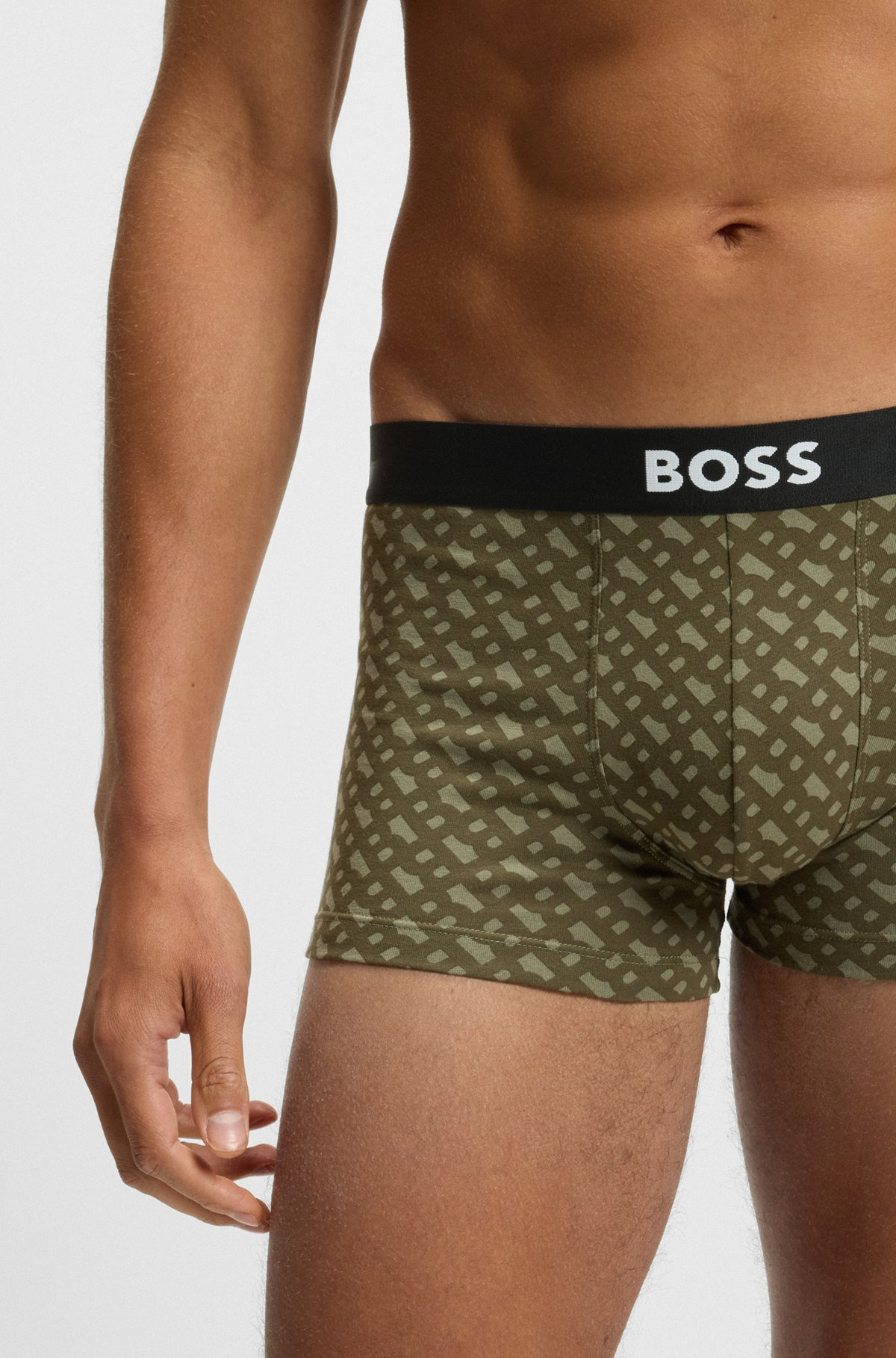 THREE-PACK OF STRETCH TRUNKS IN COTTON - 4