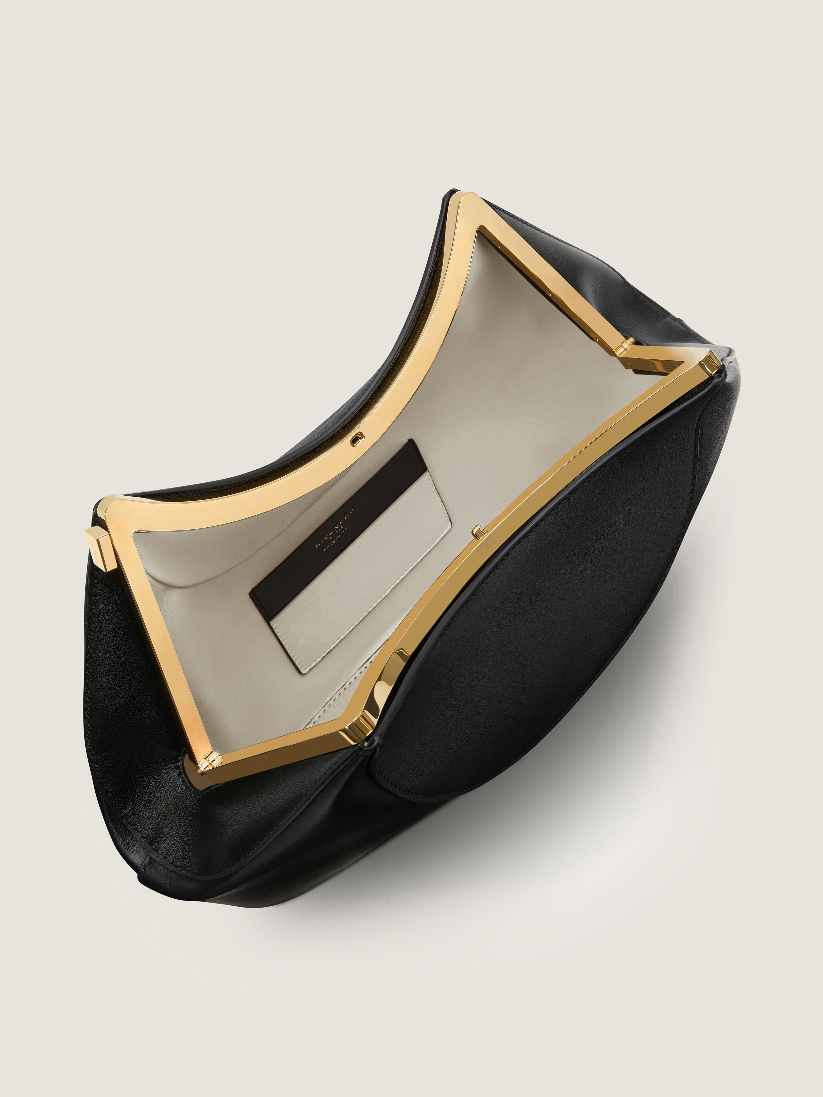FACET CLUTCH IN LEATHER - 5