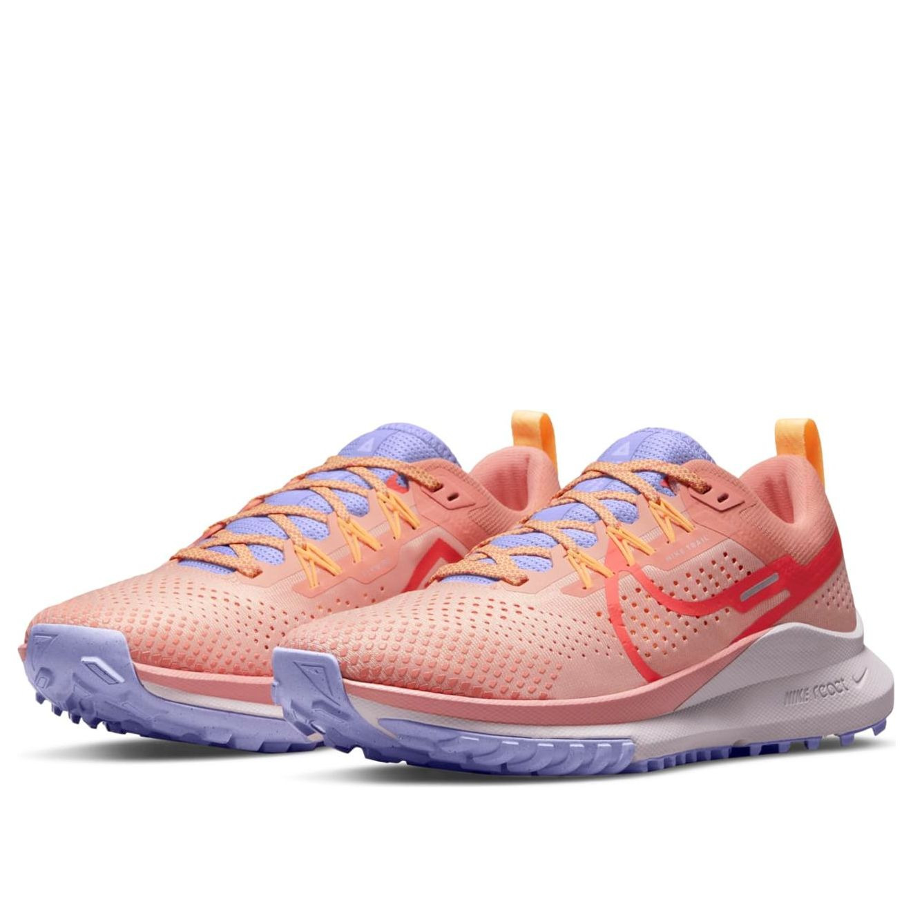 (WMNS) Nike React Pegasus Trail 4 'Arctic Orange Purple Pulse' DJ6159-800 - 3