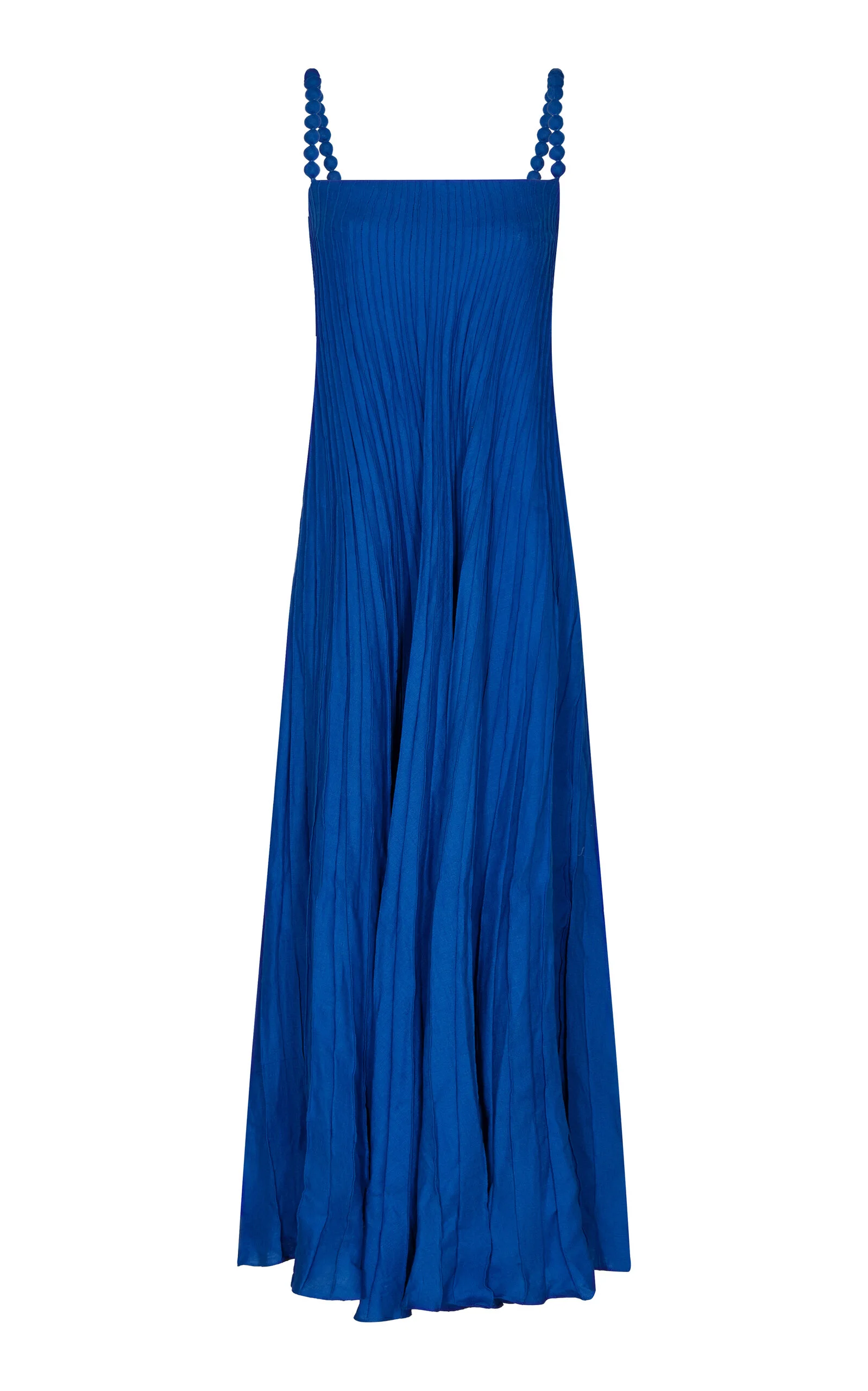 Un Ritmo Linen Maxi Dress blue - 1