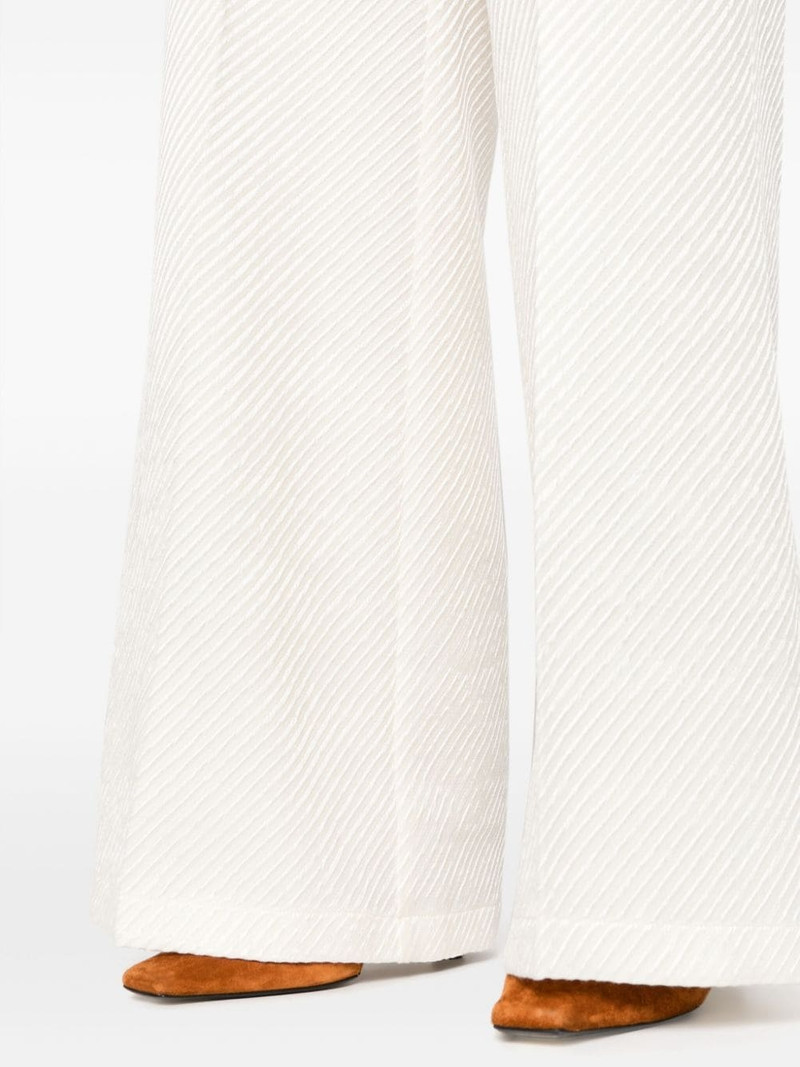 fine-ribbed wide-leg trousers 5