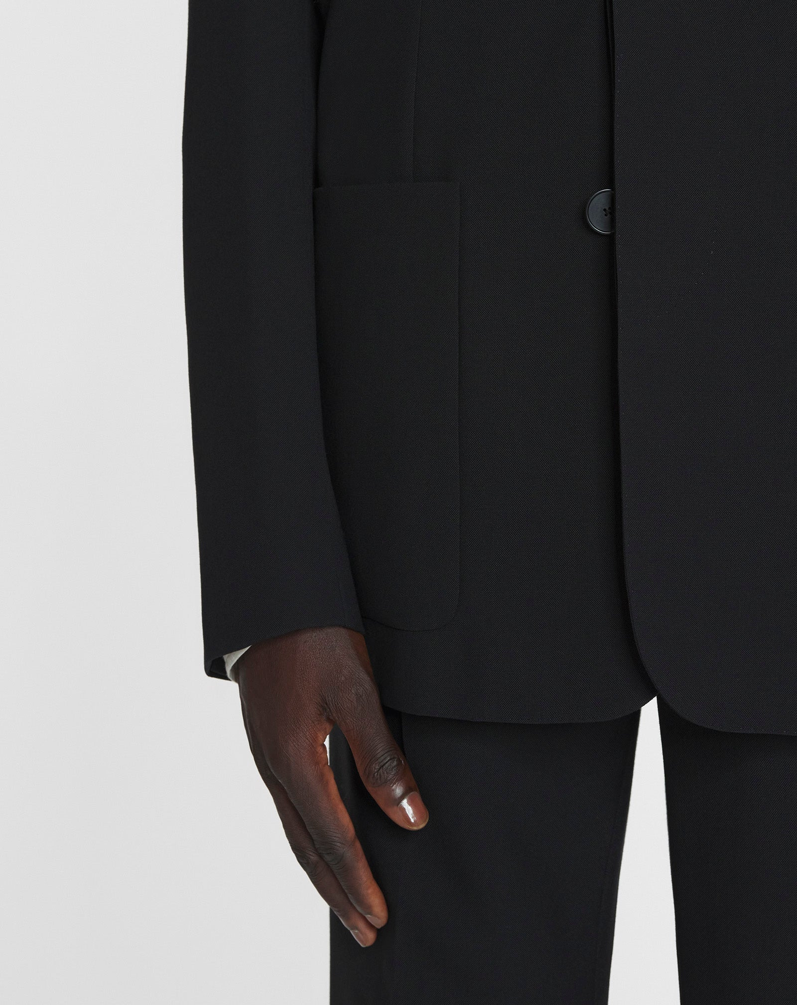 LOOSE-FITTING WOOL JACKET - 5