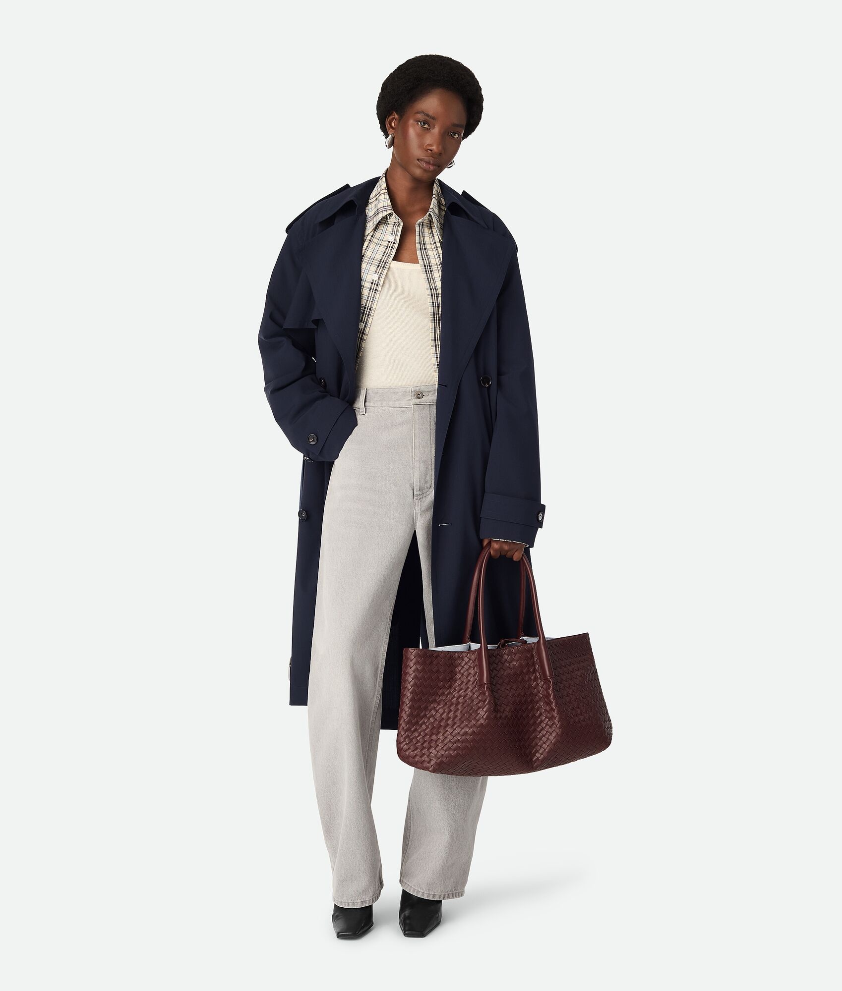 Fine Wool Trench Coat - 5