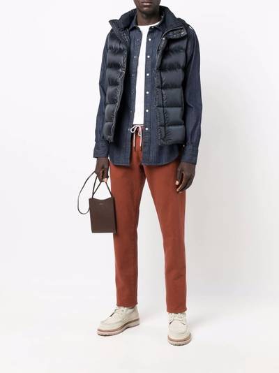 Herno reversible quilted down gilet outlook