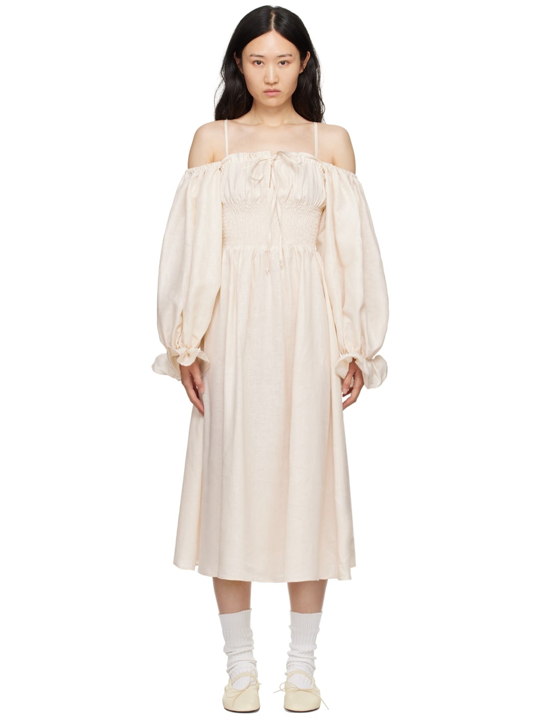 Off-White Cancan Maxi Dress - 1