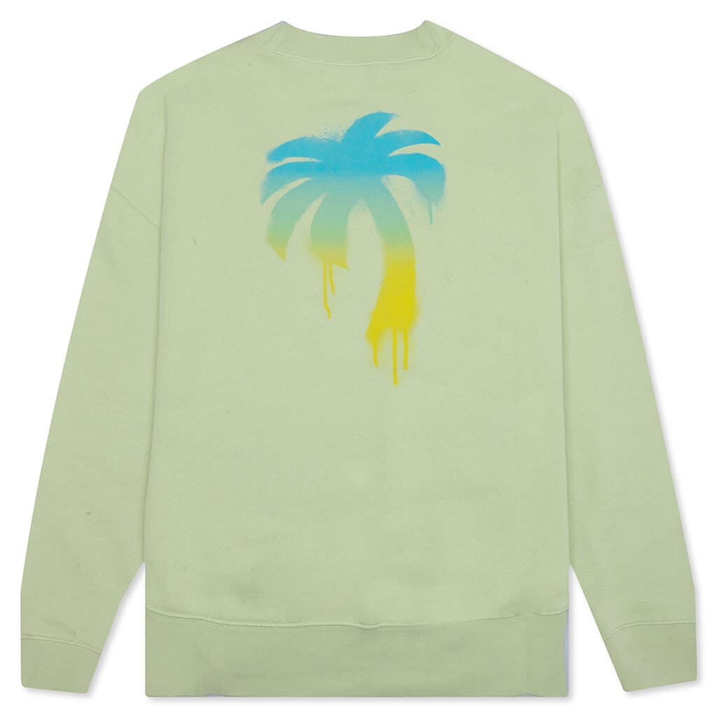 PALM ANGELS THE PALM CREW BACK PRINT - MINT GREEN - 2