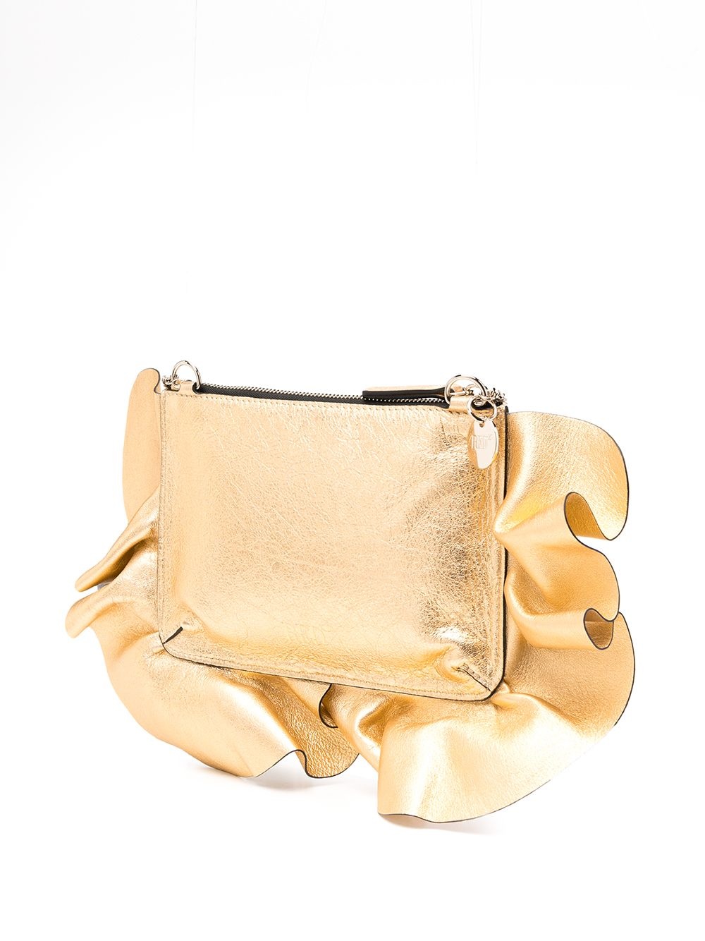 ruffle trim shoulder bag - 3