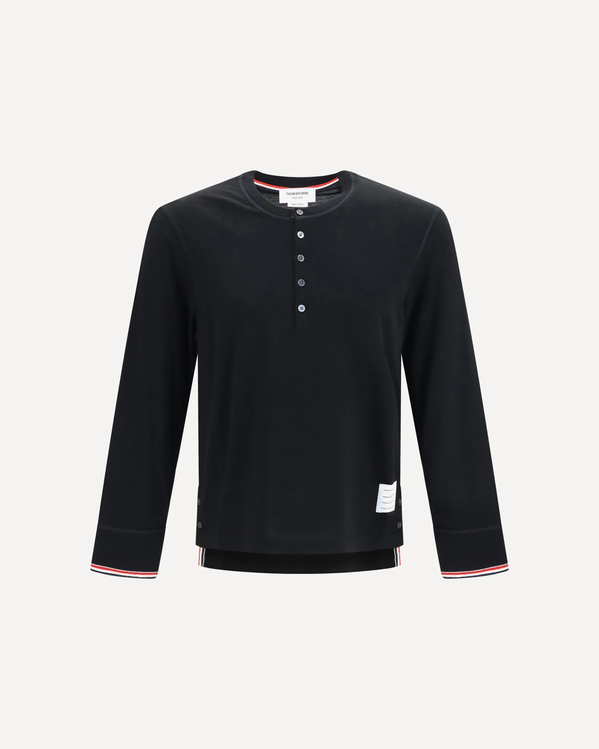Buttoned Sweater with RWB cuffs - 1
