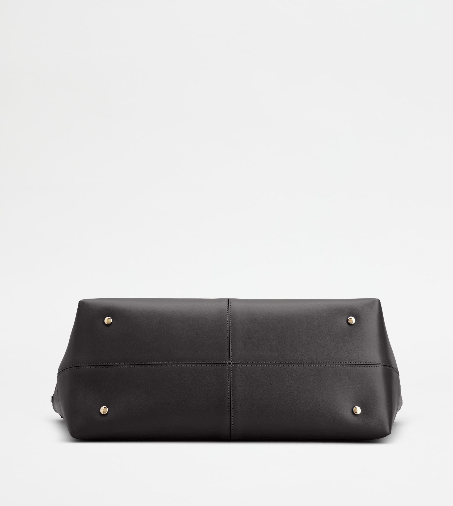 TOD'S DI FOLIO IN LEATHER MEDIUM - BROWN - 4