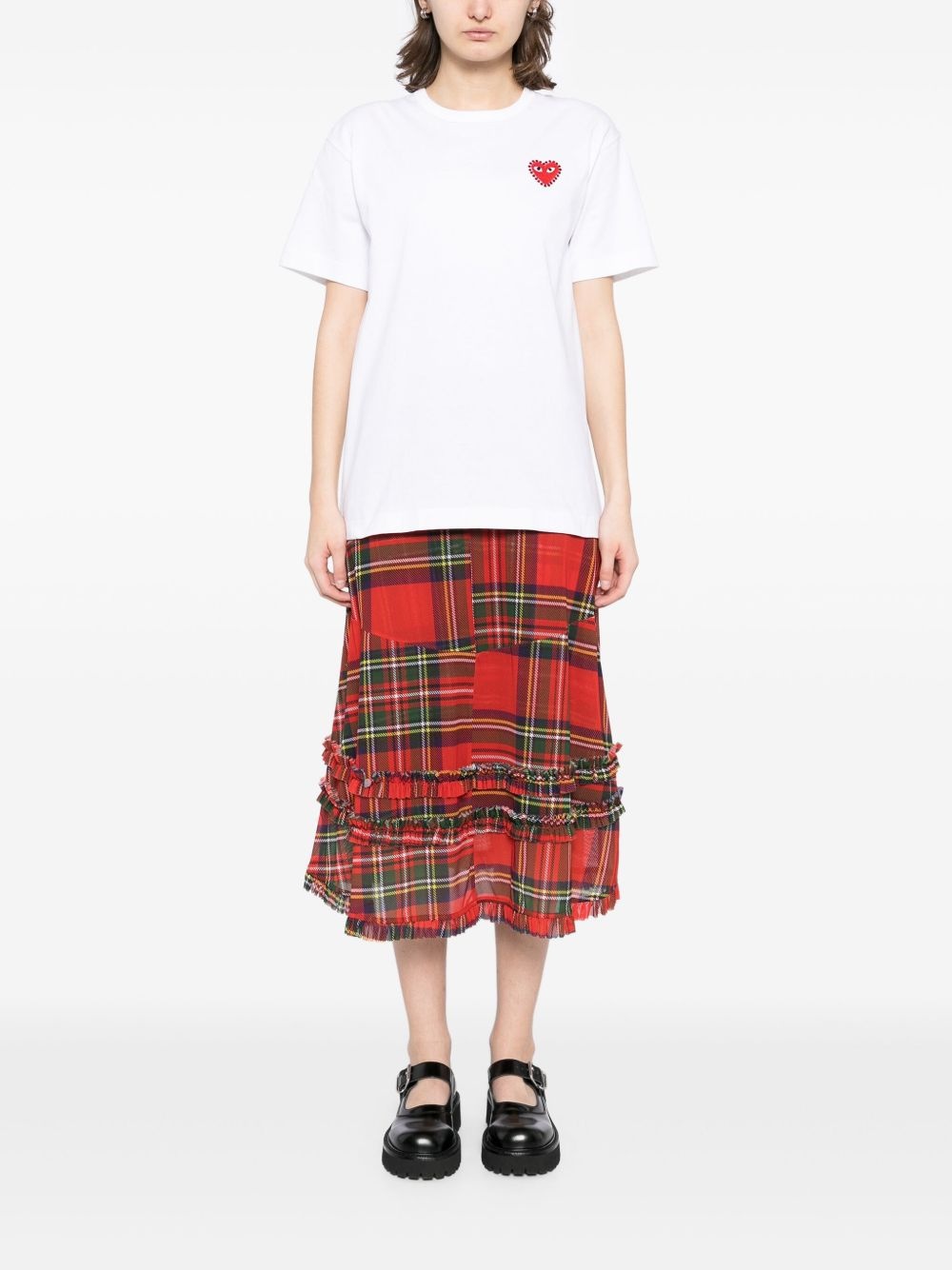 logo patch T-shirt - 2