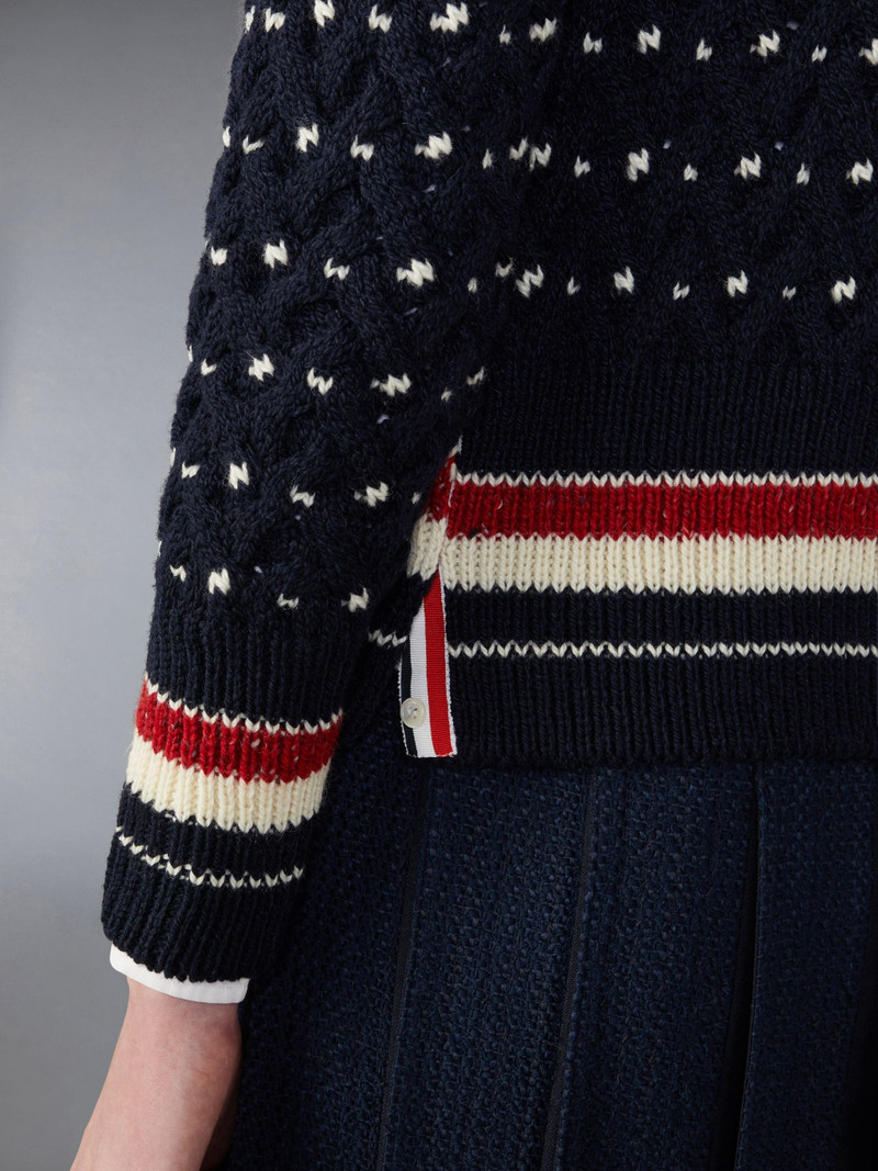Donegal Cable Classic Cardigan 5