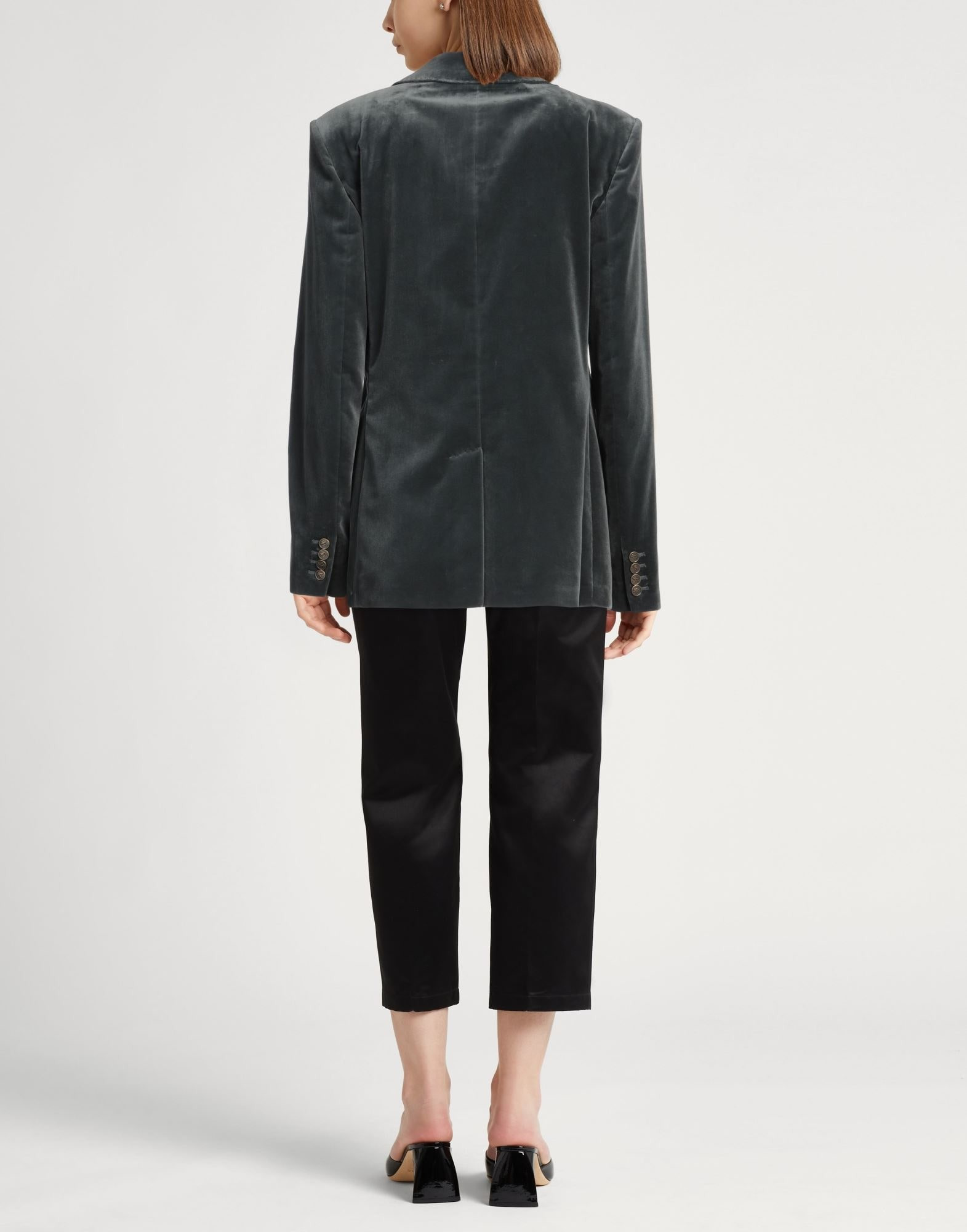 Gunmetal Women's Blazer - 4