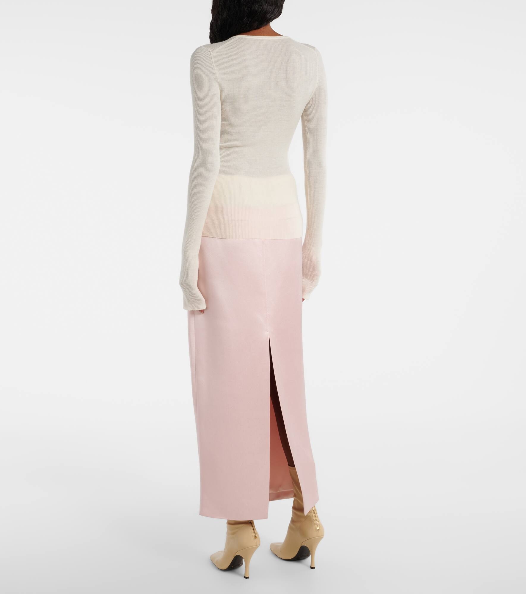 Tania ribbed-knit wool-blend top - 3