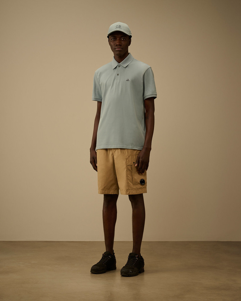 C.P. Company Stretch Piquet Short Sleeve Point Collar Polo outlook