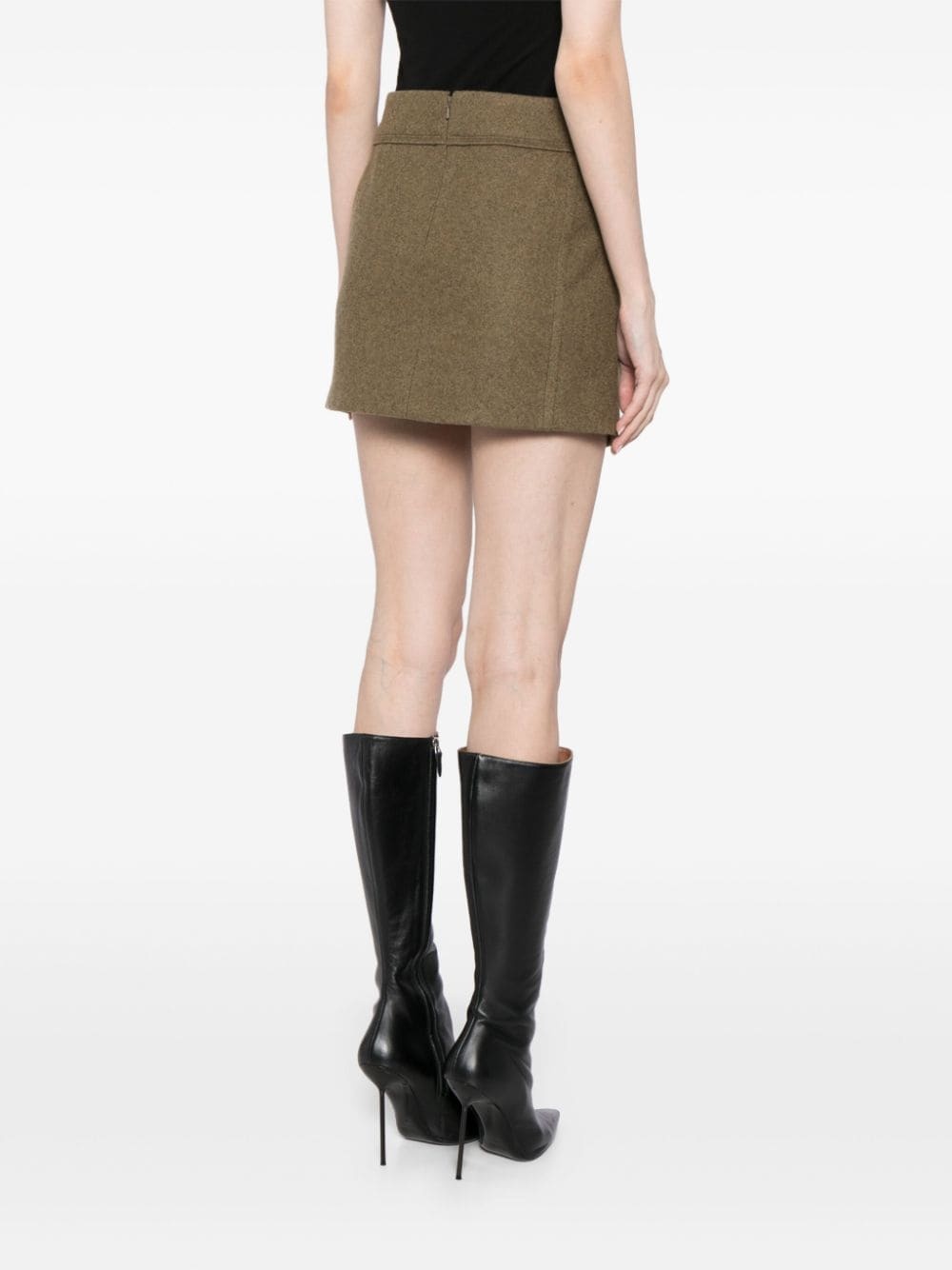merino wool mini skirt - 4