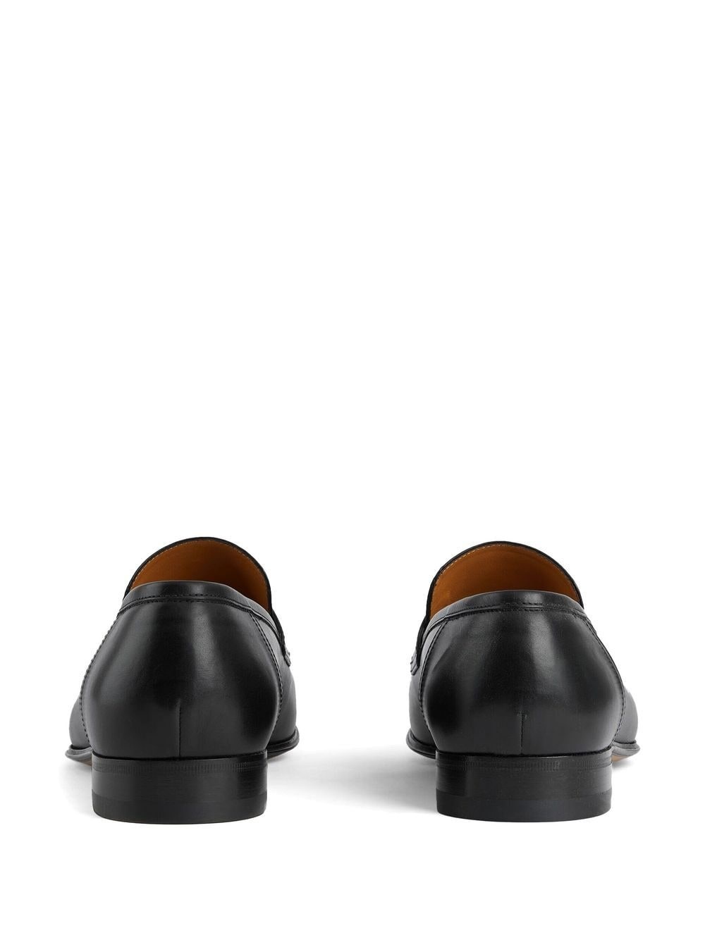 logo plaque loafers - 3