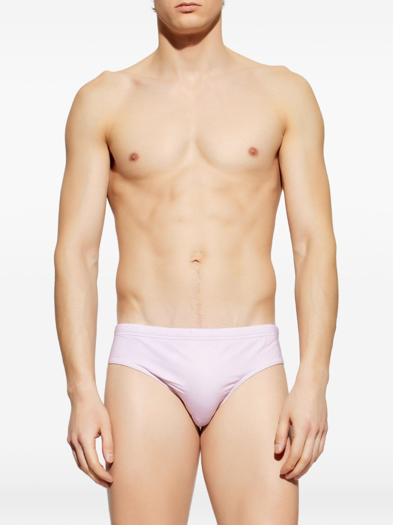 DSQUARED2 logo-print swimming trunks outlook