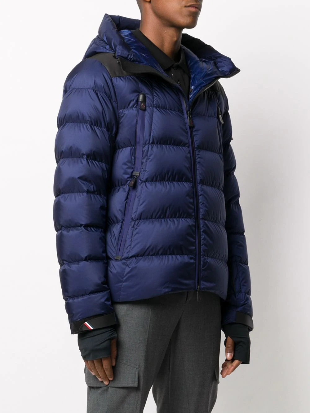 hooded down jacket - 3