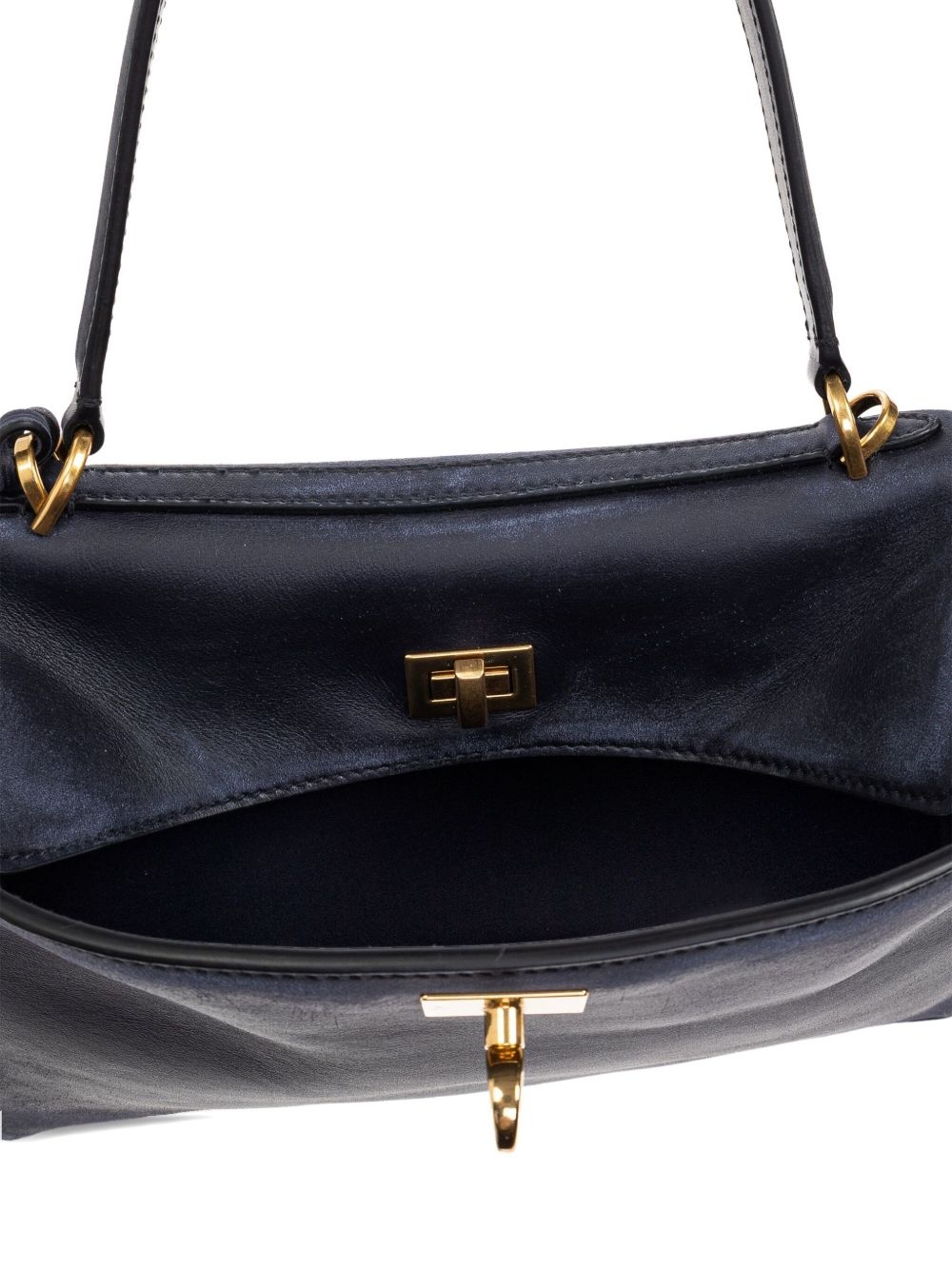 top-handle clasp bag - 5