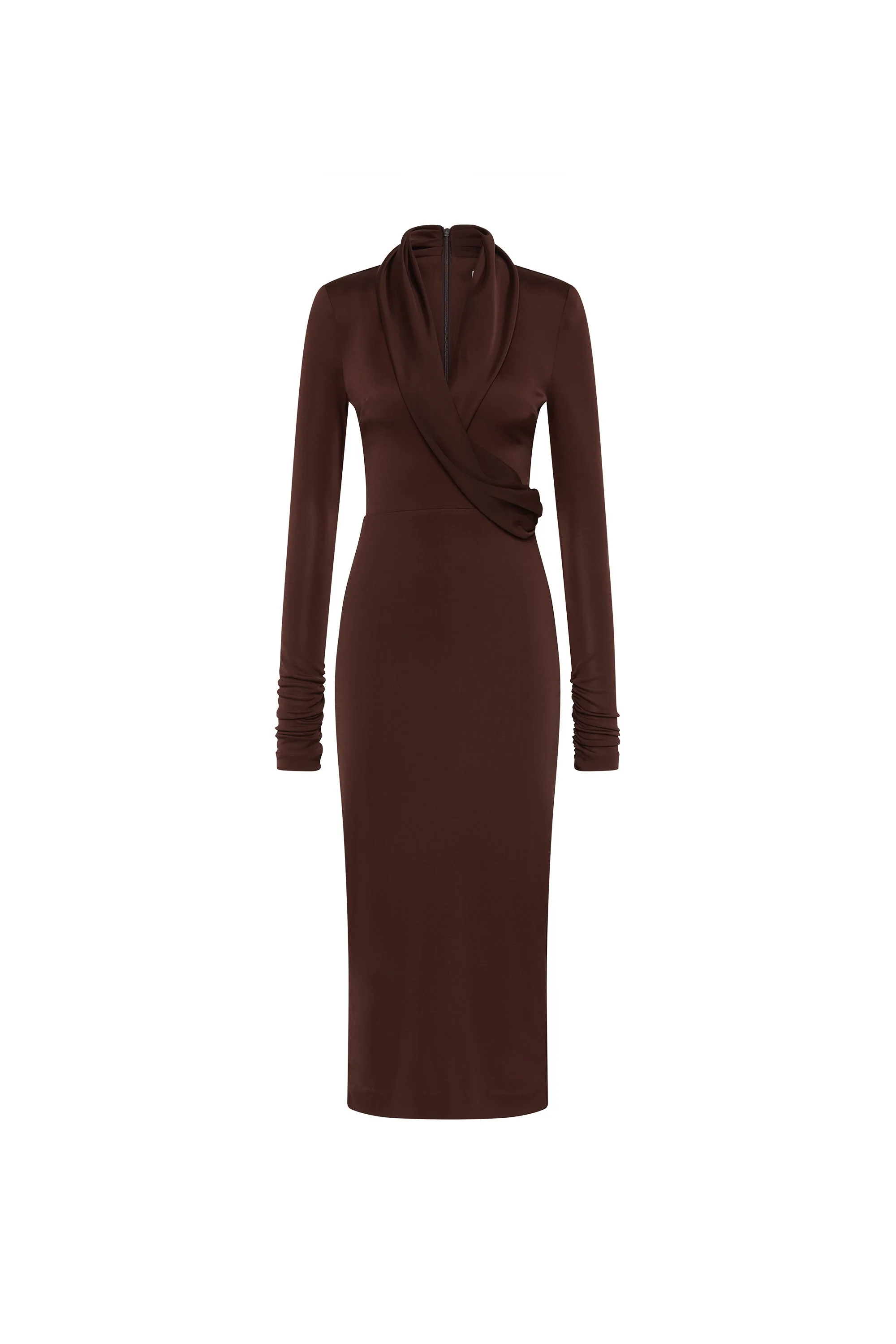 Hazine Long Sleeve Midi Dress - 1