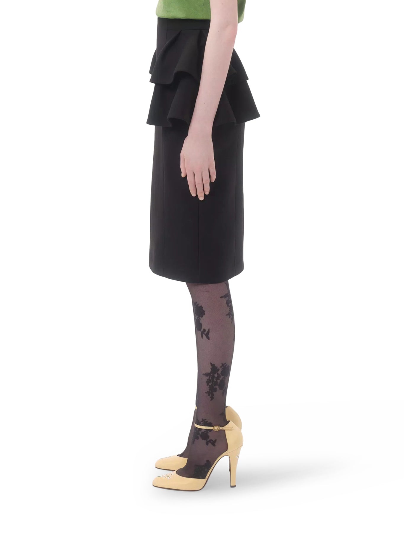 CREPE MIDI SKIRT - 5