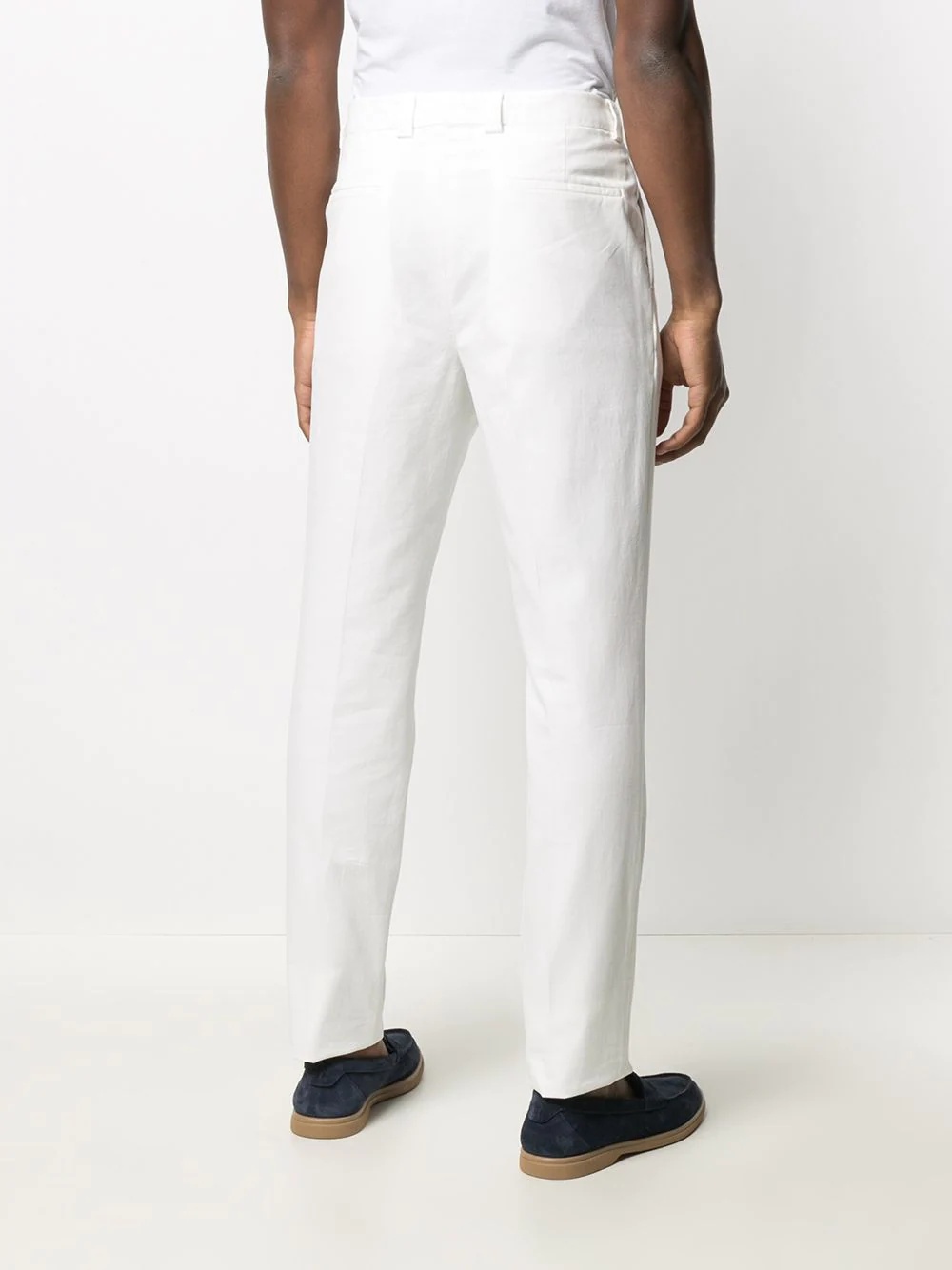 pressed crease trousers - 4