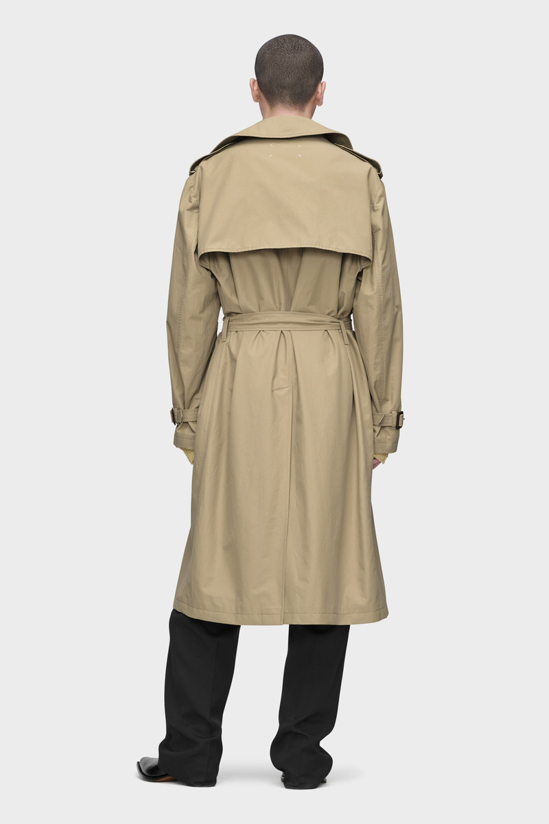 Folded Collar Trench Coat 4