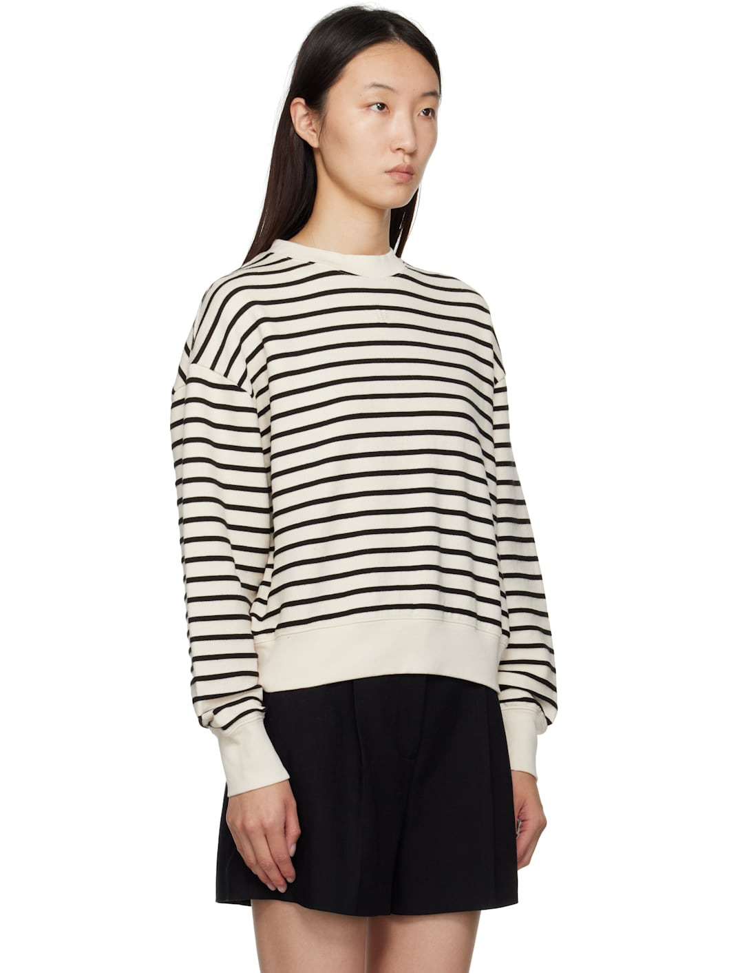 Off-White & Black Dean Sweatshirt - 2