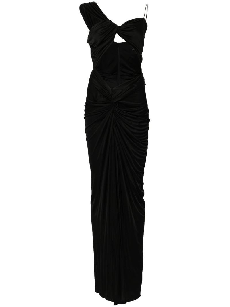 glossy jersey gown 1