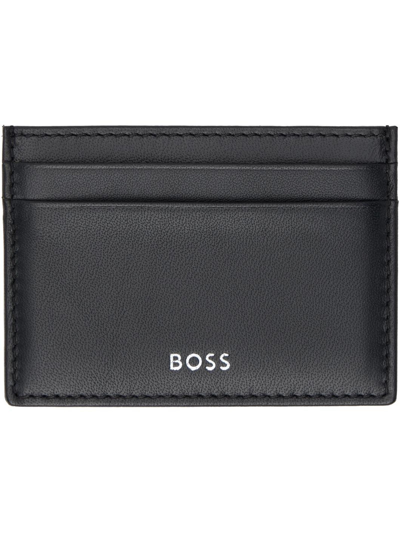 Black Leather Card Holder 1