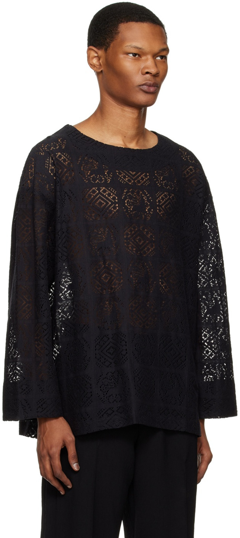 Sasquatchfabrix. Black Jah Lion Long Sleeve T-Shirt outlook