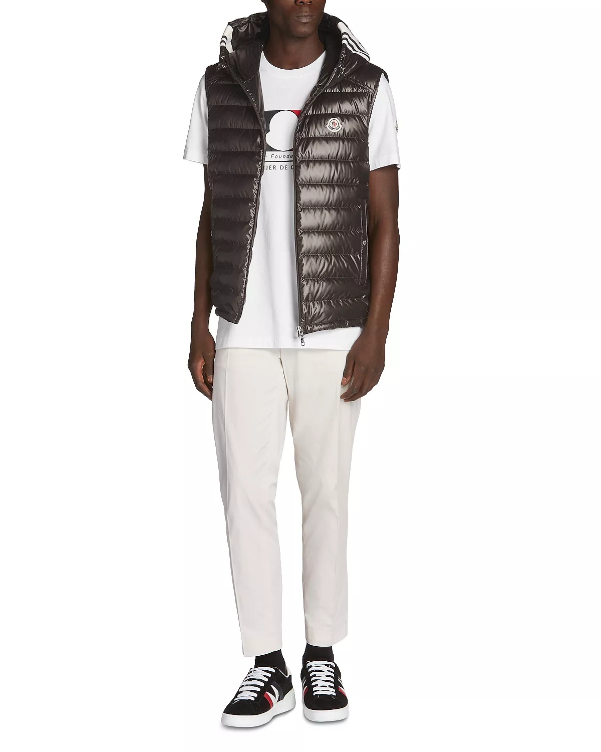 Clai Quilted Full Zip Hooded Down Vest - 2
