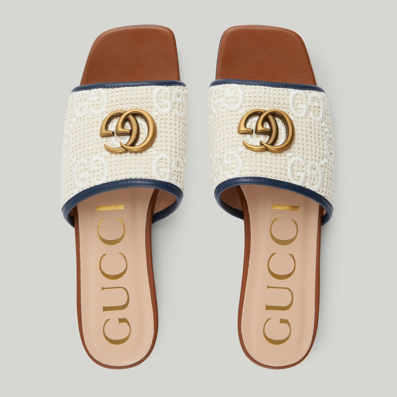 GUCCI Women's slide sandal with Double G outlook