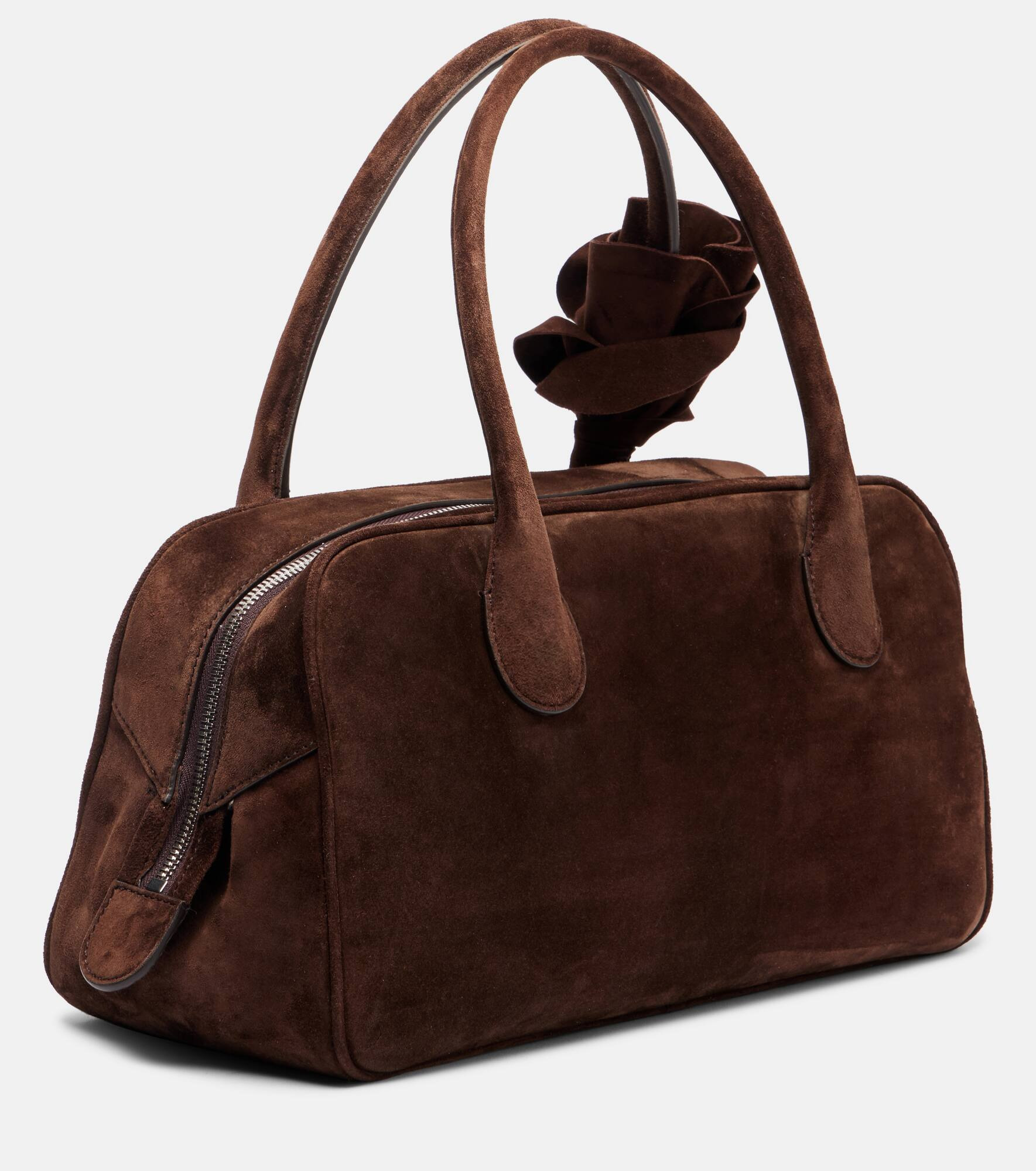 Brigitte Small suede shoulder bag - 4