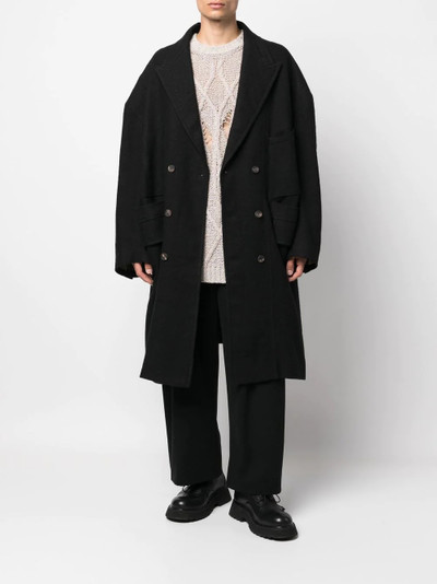 Ziggy Chen double-breasted oversize coat outlook