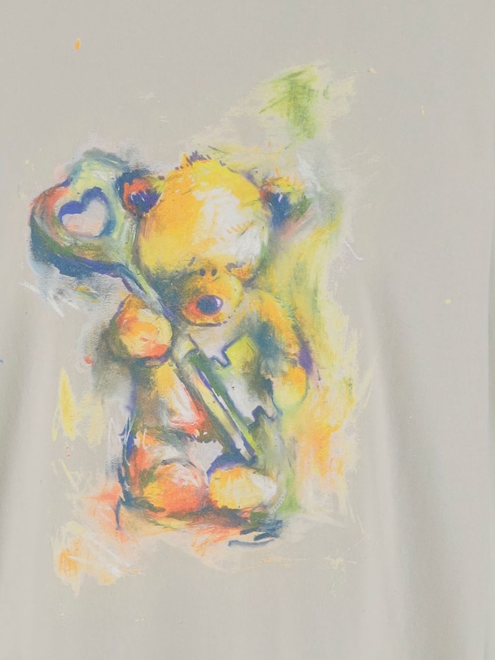 cartoon-print long-sleeve T-shirt - 2
