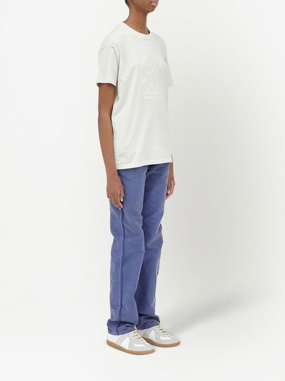 logo-print crew-neck T-shirt - 3