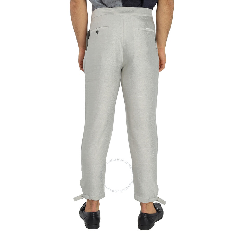 Emporio Armani Silver Pants - 3