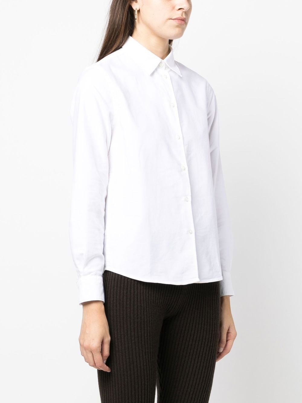 cotton long-sleeved shirt - 3