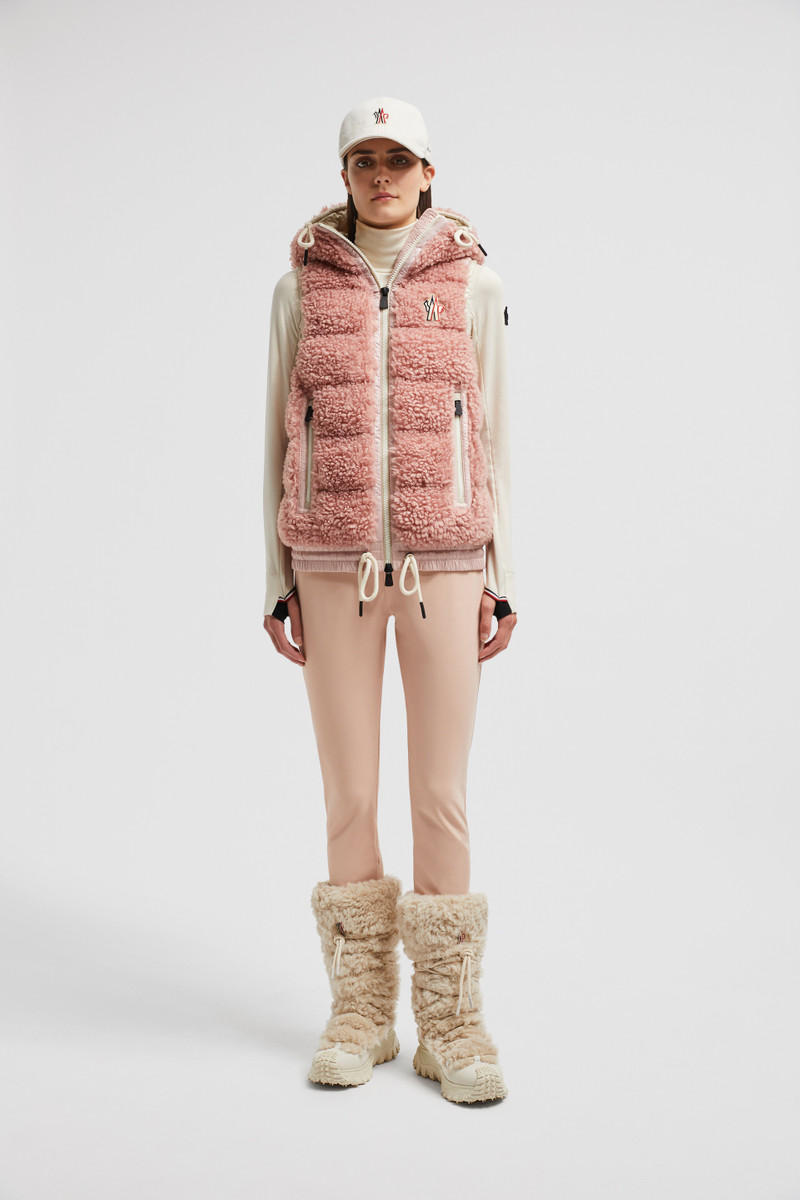 Moncler Grenoble Padded Teddy Zip-Up Vest outlook