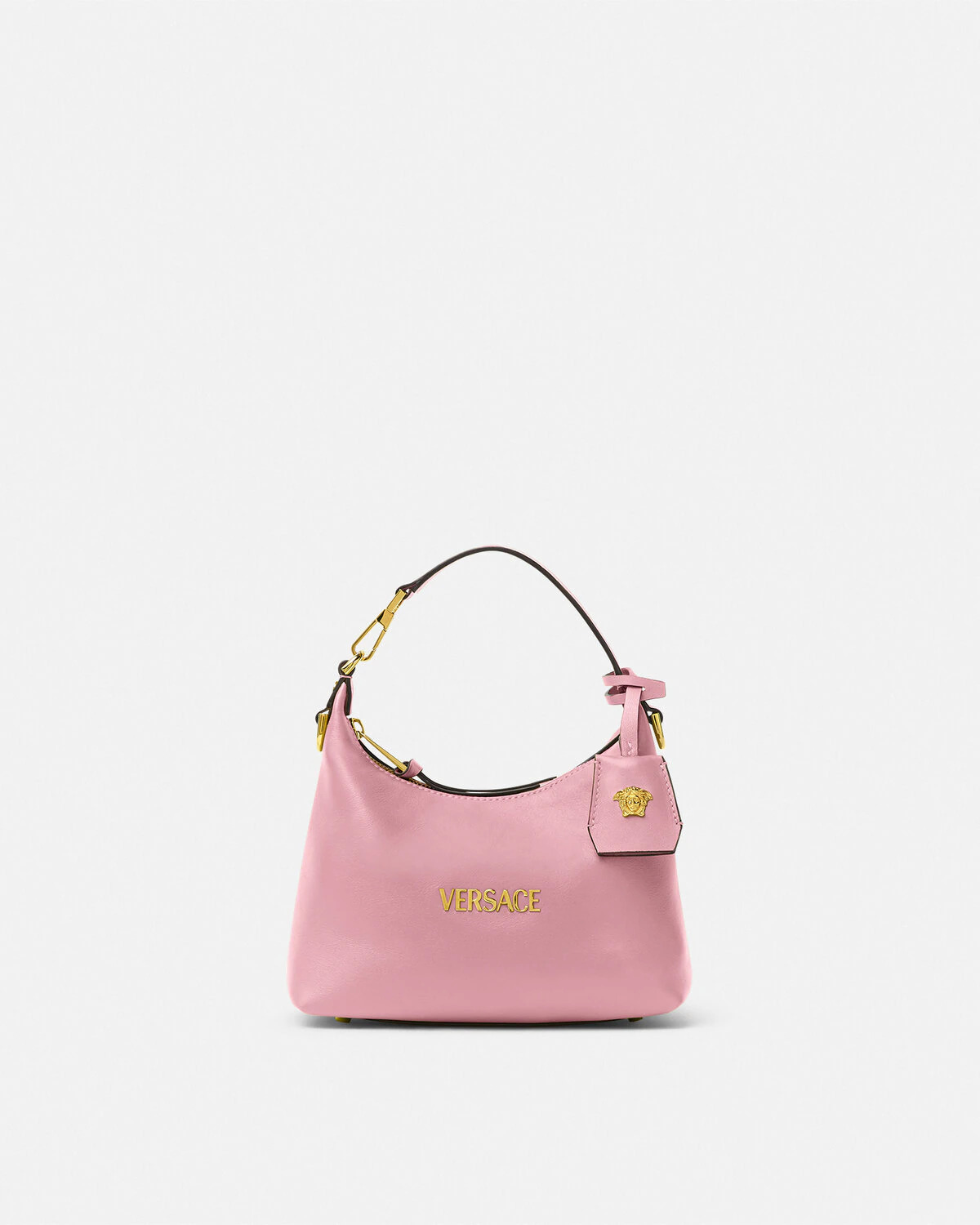 Versace Tag Hobo Handbag - 1