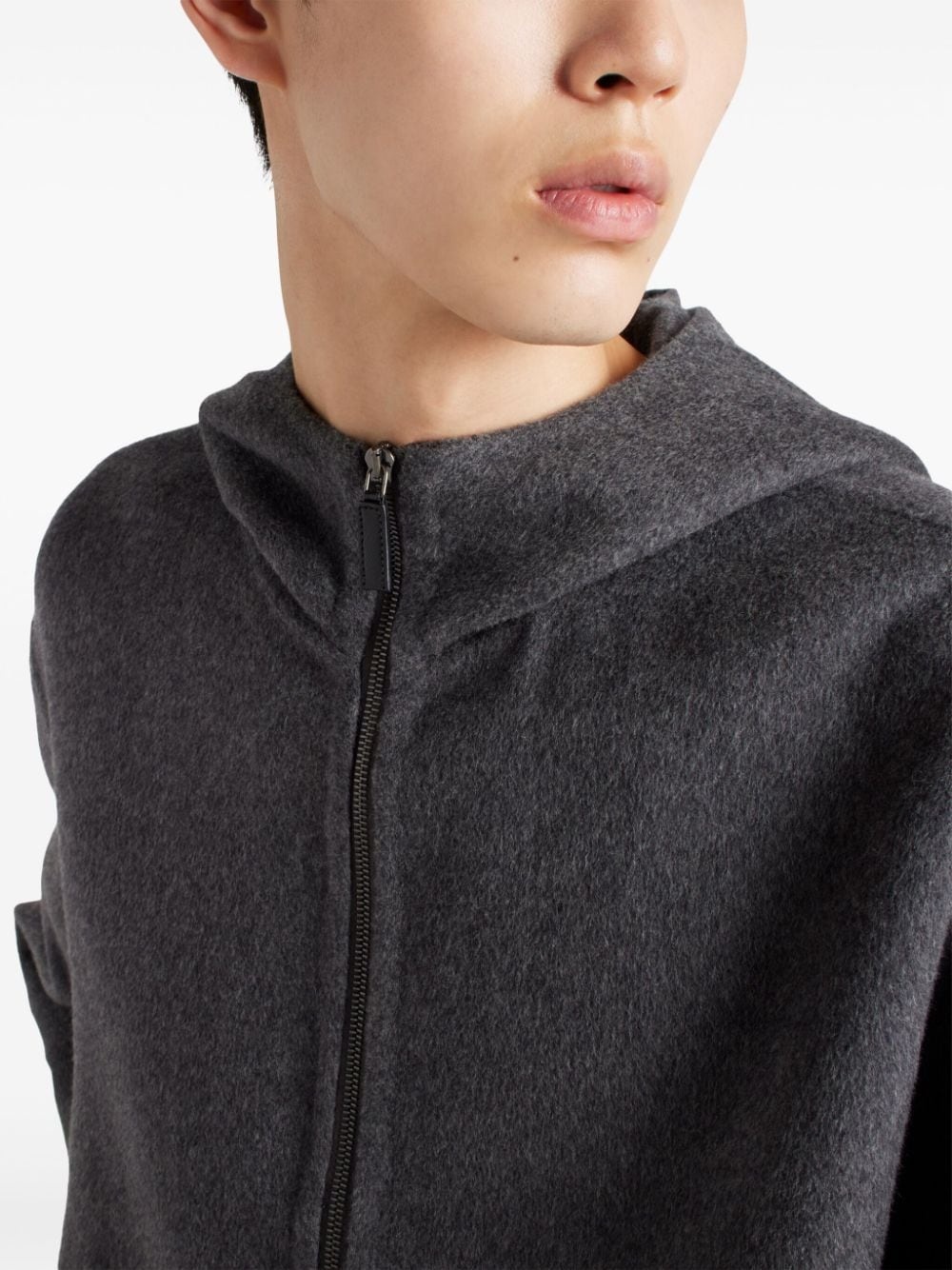 wool hoodie jacket - 5