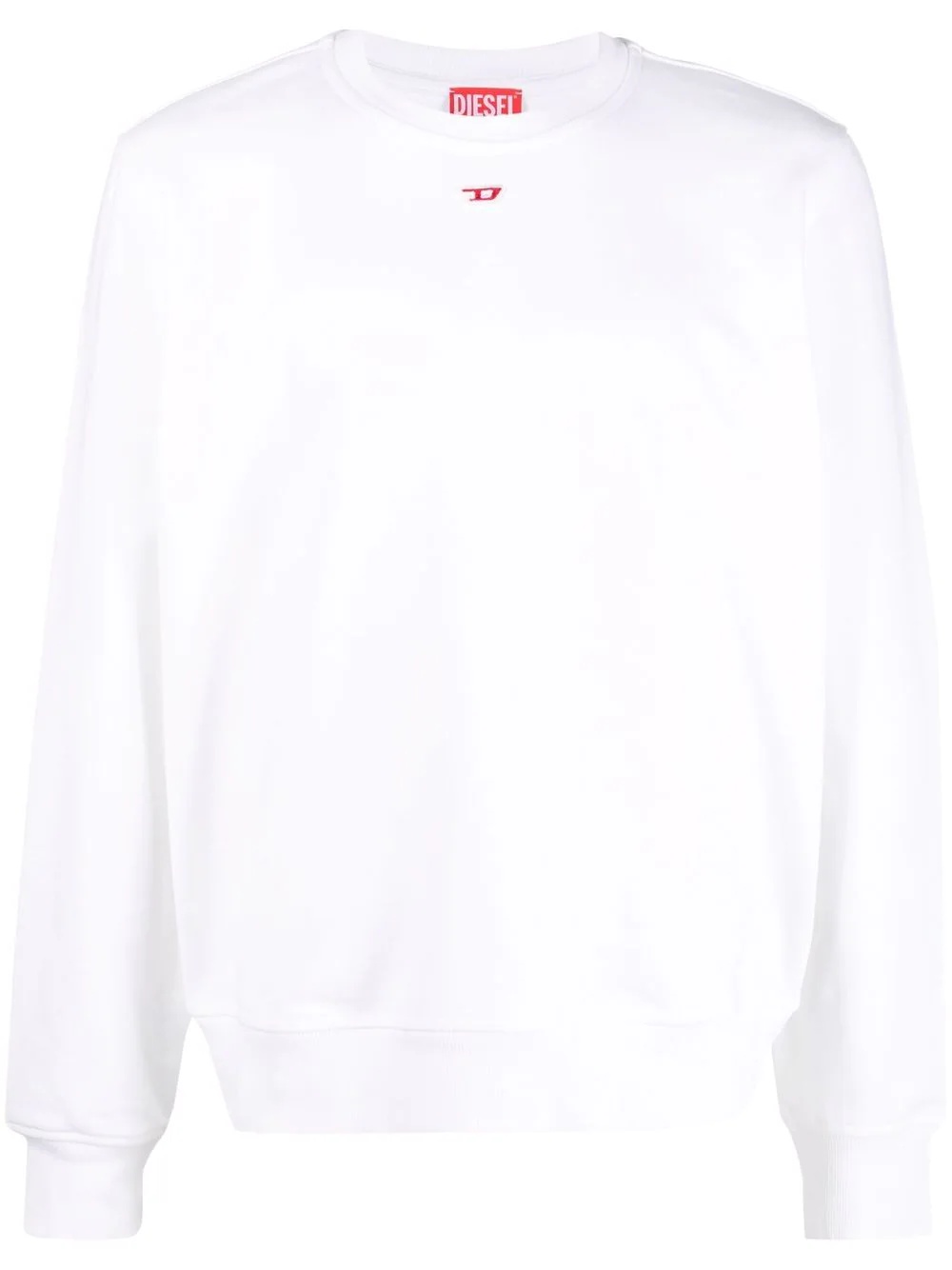 patch-detail cotton sweatshirt - 1