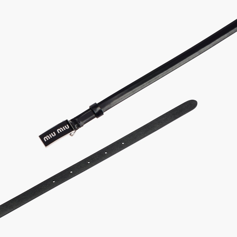 Brushed leather belt 5