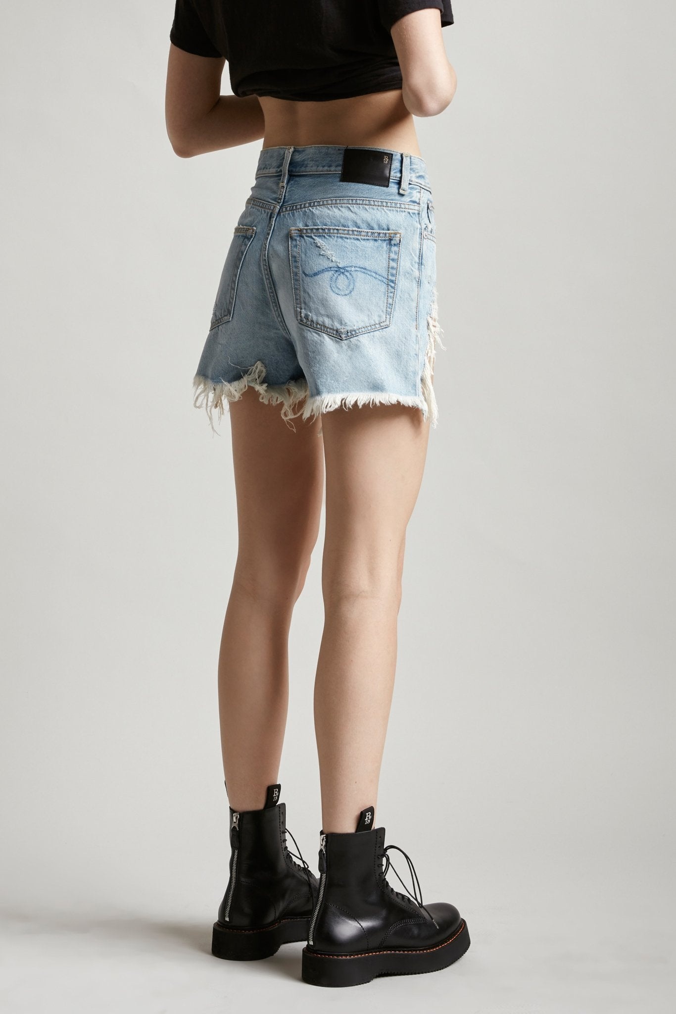 SHREDDED SLOUCH SHORT - TILLY - 3